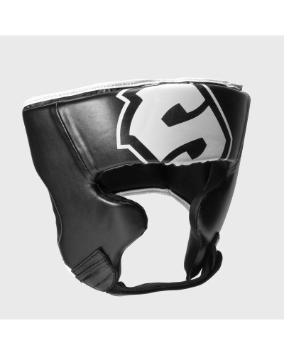 Casco de Boxeo SFK 3.0 Negro/Blanco | SHARK BOXING