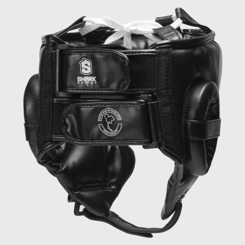 "Casco de Boxeo Cripta Negro | SHARK BOXING "