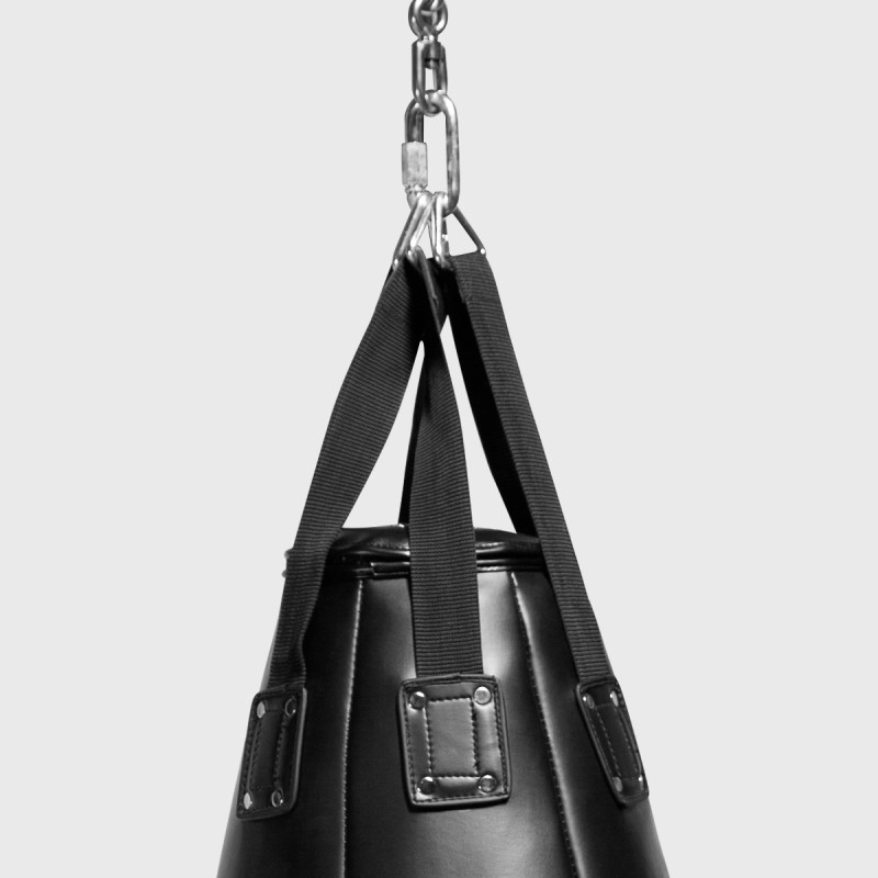 Saco de Boxeo ROMBO: Relleno incluido y mosquetón giratorio - Ideal para K-1 y Muay Thai