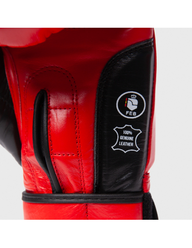 Gants de boxe ANGLAISE AMATEUR Rumble V5 rouge RD boxing