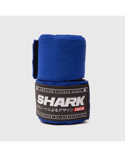 Vendas de boxeo semi elásticas de 5 metros  Azul - SHARK BOXING