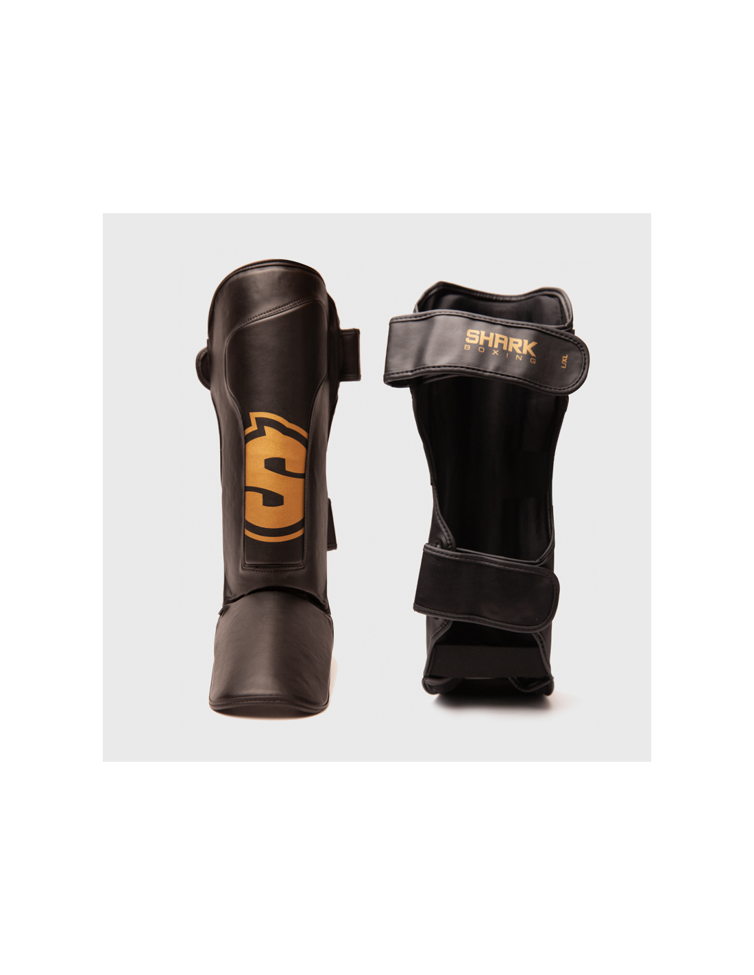 Protège-tibia boxe - Taille S/M - Noirs