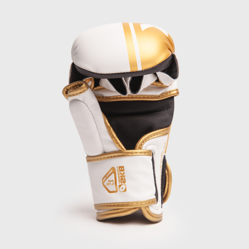 Guantilla MMA R2 Blanca/Oro