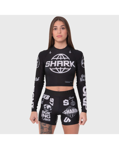 Short  negro de mujer MMA SKB97 SHARK BOXING