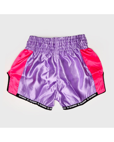 Short Muay Thai Rainbow Lila