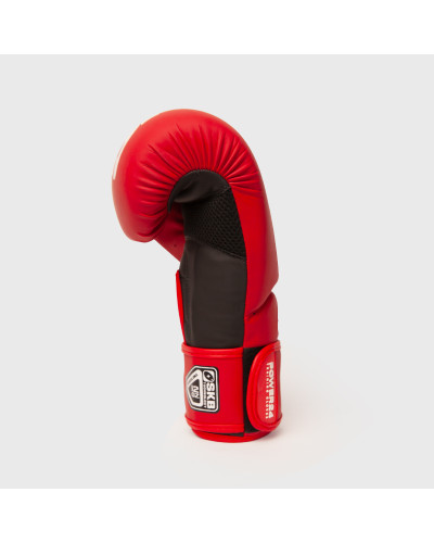 "Guante de Boxeo POWER 24 Rojo/Negro | SHARK BOXING"