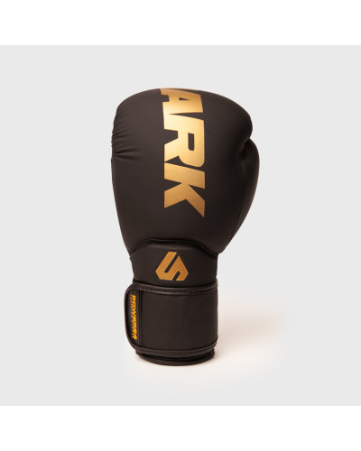 "Guante de Boxeo POWER 24 Negro/Oro | SHARK BOXING"