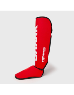 Espinilleras POWER 24 Rojo 2