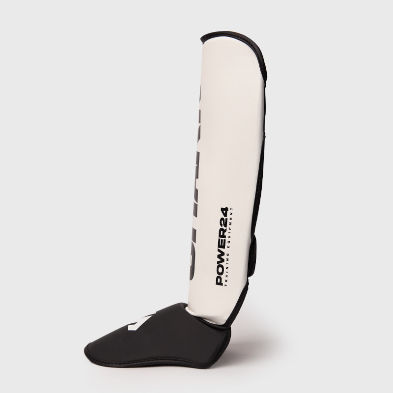 "Espinillera POWER 24 Blanco | SHARK BOXING"