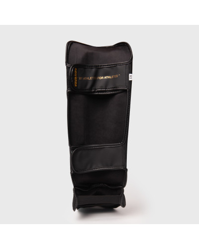 "Espinillera POWER 24 Negro/Oro | SHARK BOXING"