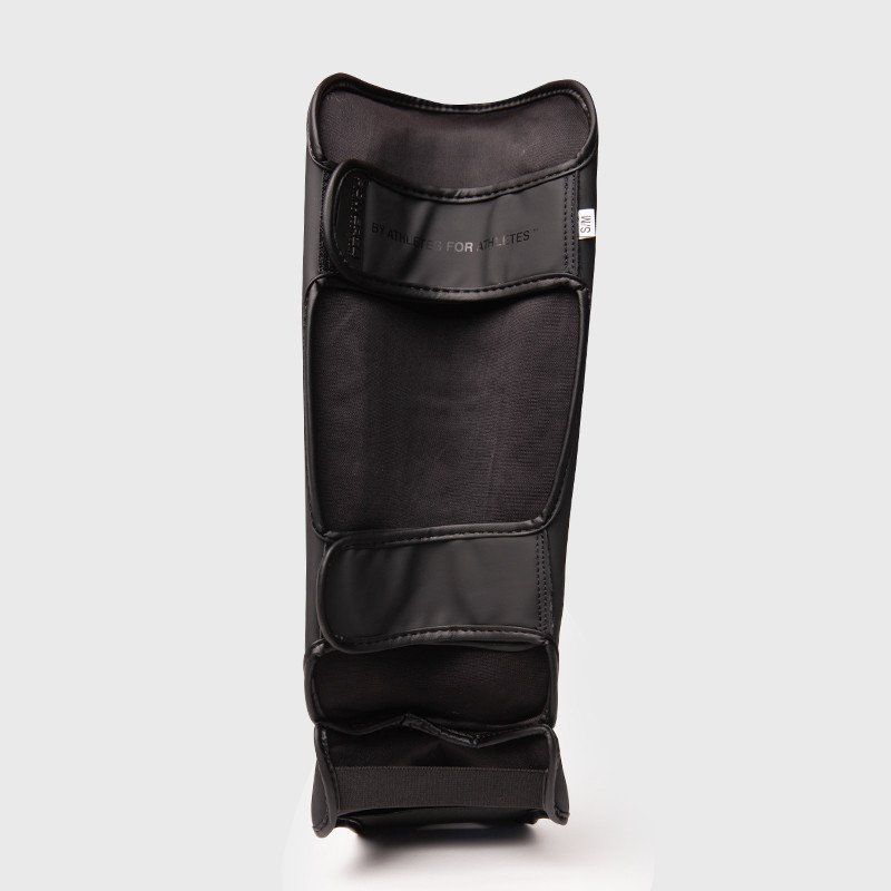 "Espinillera POWER 24 Negro/Blanco | SHARK BOXING"