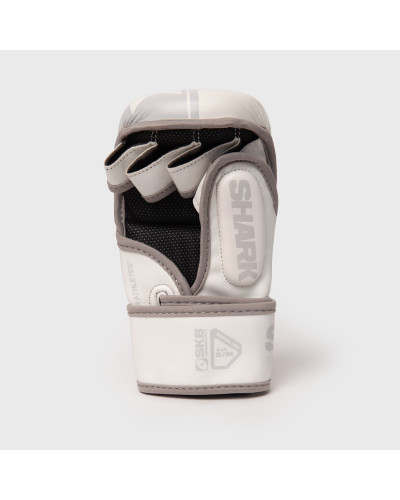 Guantilla MMA R1 Blanco-Plata - SHARK BOXING