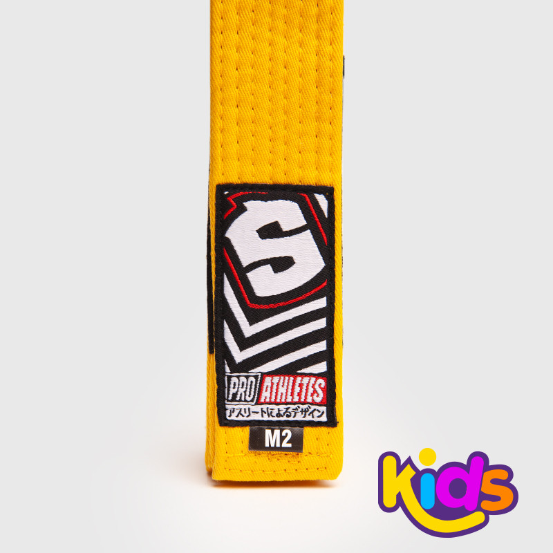 Cinturón BJJ Kids Amarillo