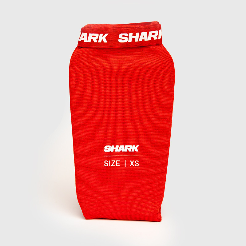 "Espinillera Tibial de Boxeo Internacional Rojo | SHARK BOXING"