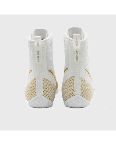 Botas de Boxeo Nike Machomai 3 Blanco/Oro | SHARK BOXING