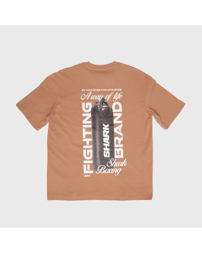 Camiseta Shark A WAY OF LIFE Ivory  By Shark Boxing