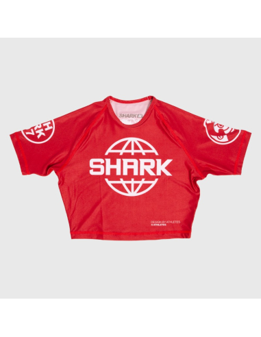 Crop Top Licra SKB97 Rojo