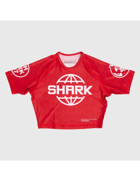 Crop Top Licra SKB97 Rojo