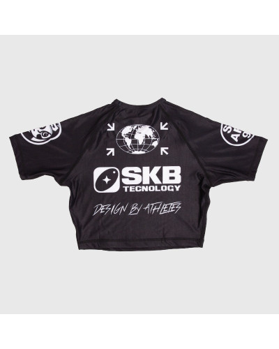 Crop Top de Licra SBK97 Negro | SHARK BOXING