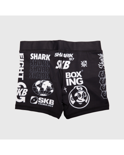Short  negro de mujer MMA SKB97 SHARK BOXING