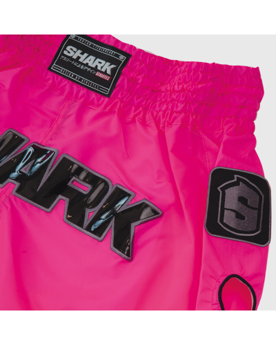 Muay Thai Short o Kick Boxing - Shark Boxing - KARIOKA FLOUR PINK