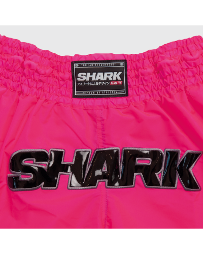 Muay Thai Short o Kick Boxing - Shark Boxing - KARIOKA FLOUR PINK