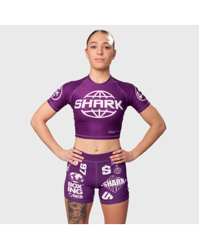 Short  negro de mujer MMA SKB97 SHARK BOXING