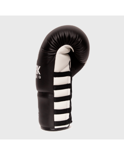 Guante de Boxeo Profesional Decada Negro/Blanco | SHARK BOXING