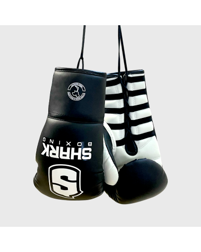 Guante de Boxeo Profesional Decada Negro/Blanco | SHARK BOXING