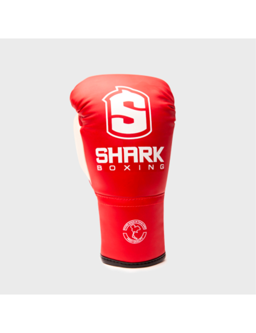 Guante de Boxeo Profesional Decada Rojo/Blanco | SHARK BOXING