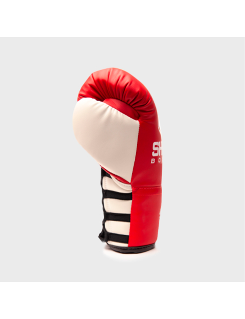 Guante de Boxeo Profesional Decada Rojo/Blanco | SHARK BOXING