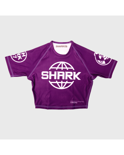 Crop Top de Licra SBK97 Lila| SHARK BOXING