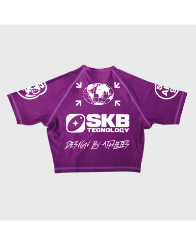 Crop Top de Licra SBK97 Lila| SHARK BOXING