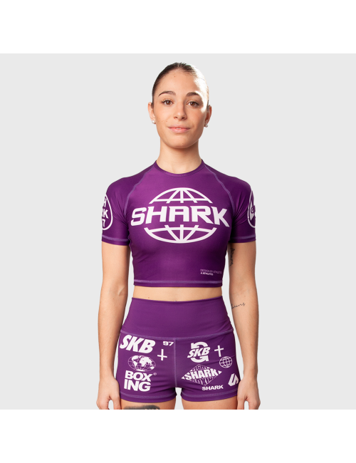 Culotte de Licra de Boxeo modelo SKB97 LILA | SHARK BOXING