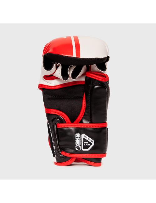 Guantilla MMA R2 Blanco-Rojo - SHARK BOXING