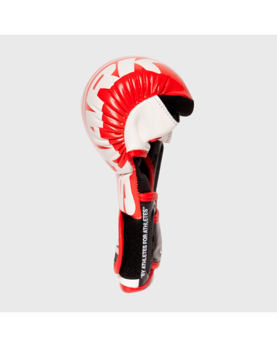 Guantilla MMA R2 Blanco-Rojo - SHARK BOXING