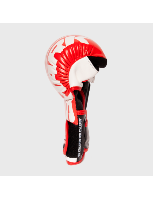 Guantilla MMA R2 Blanco-Rojo - SHARK BOXING