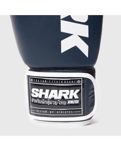 Guantes de Piel POLARIS Navy Blue Made in  Bangkok | Calidad Profesional by Shark Boxing