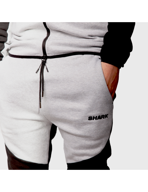 Chandal LIFE  JACKET Gris/Negro | SHARK BOXING