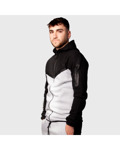 Chandal LIFE  JACKET Gris/Negro | SHARK BOXING