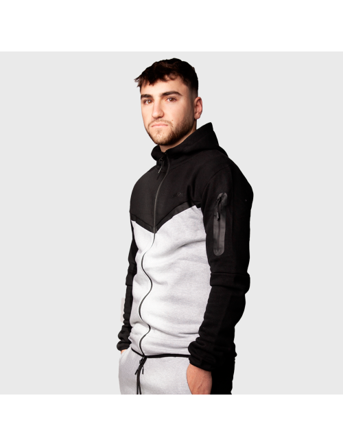 Chandal LIFE  JACKET Gris/Negro | SHARK BOXING