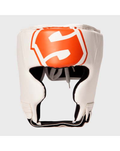Casco de Boxeo SKF Blanco/Naranja