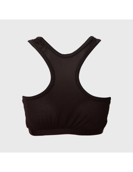 Peto Femenino de Boxeo Arquer Negro | SHARK BOXING