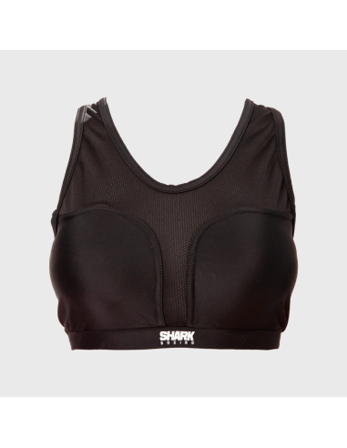 Peto Femenino de Boxeo Arquer Negro | SHARK BOXING