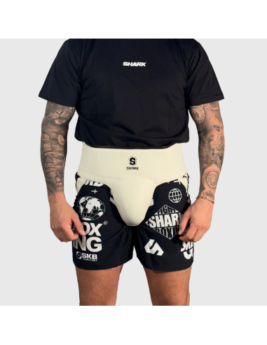 "Coquilla de Boxeo modelo Duran Blanco | SHARK BOXING"