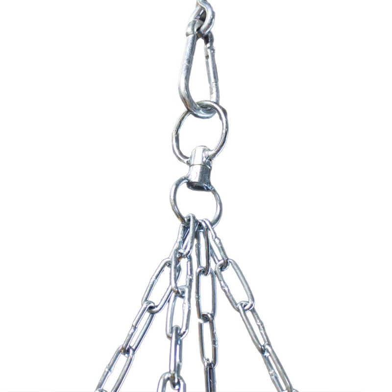 Saco de Kick Boxing, 180cm, 0,35cm, 45kg, Piel Sintética, Cadenas, Mosquetón Giratorio.